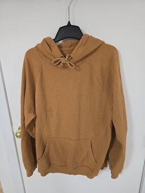 George Men's Crewneck Hooded Sweatshirt - Caramel